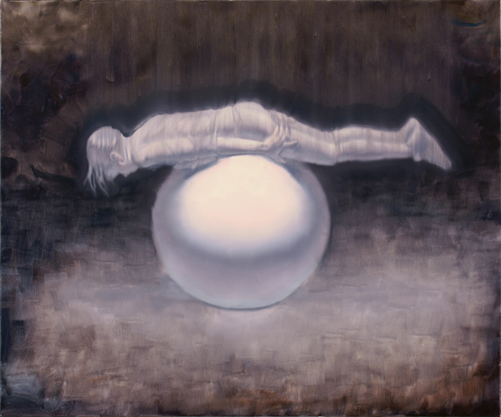 Szűcs Attila: Planking fehér golyón, 2011
